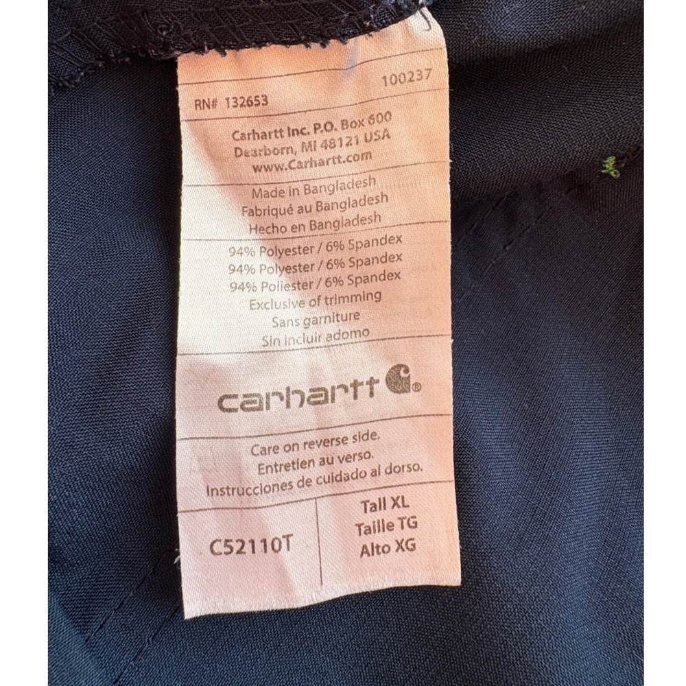 Carhartt Liberty Rugged Flex Men Navy Cargo Scrub Pants Ripstop Medical Uniform - Picture 9 of 9